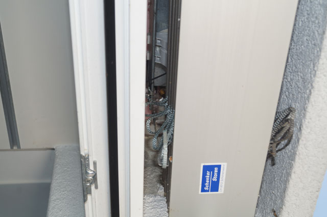 Hornissennest in Aussenisolation bei Storen
